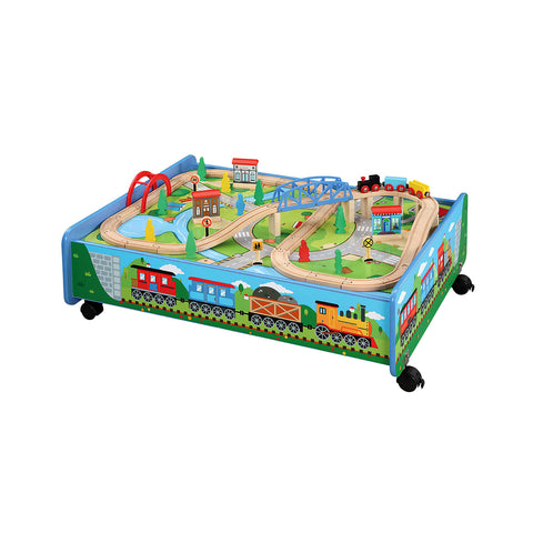 Train Set with Table and Play Board (62 pc.)