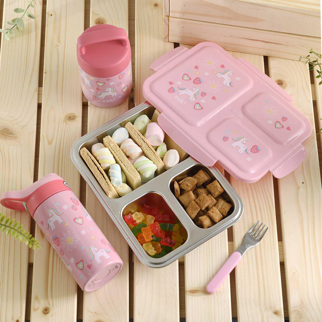 3 Pack Pink Food Storage Boxes
