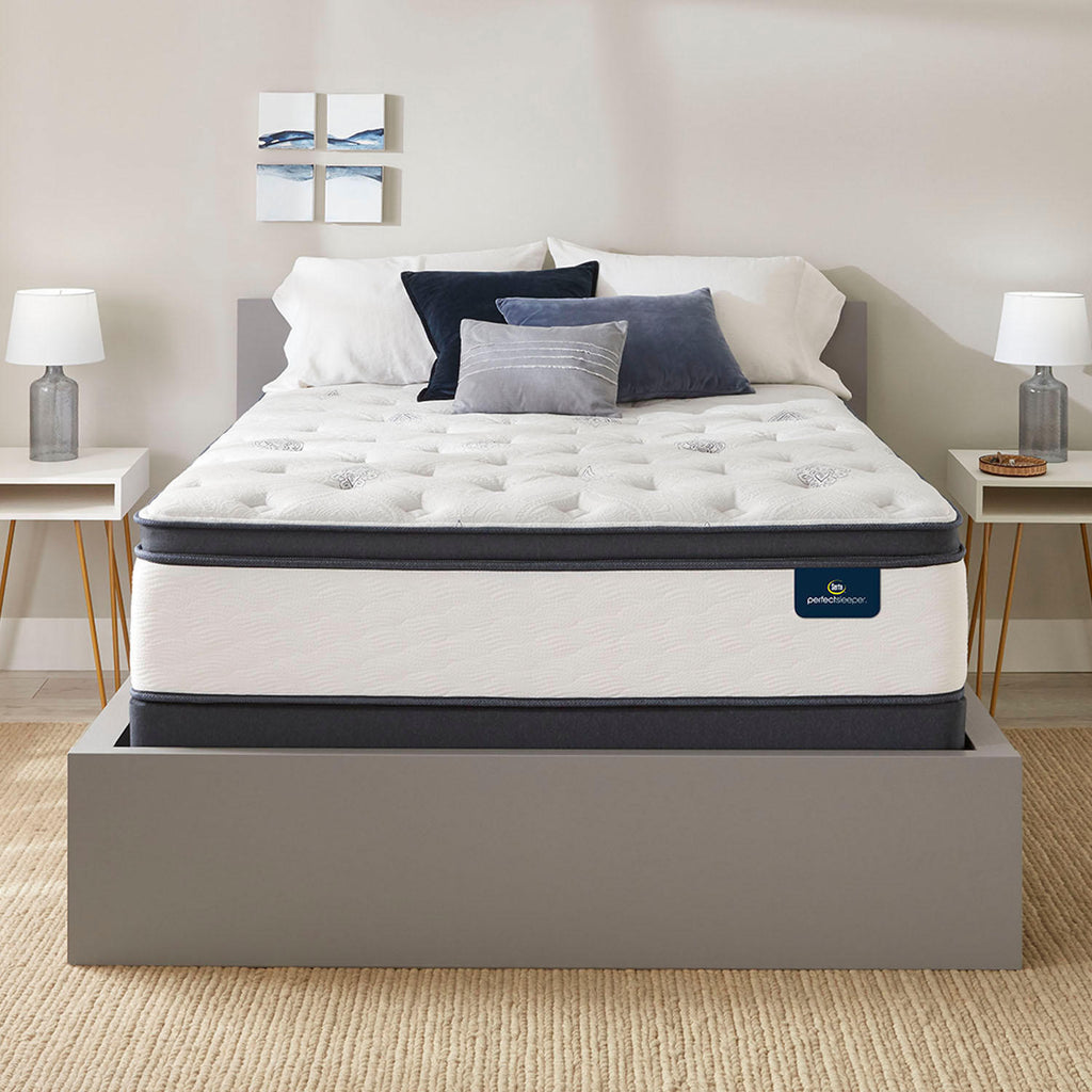 Serta perfect sleeper baymist hotsell cushion firm pillowtop queen