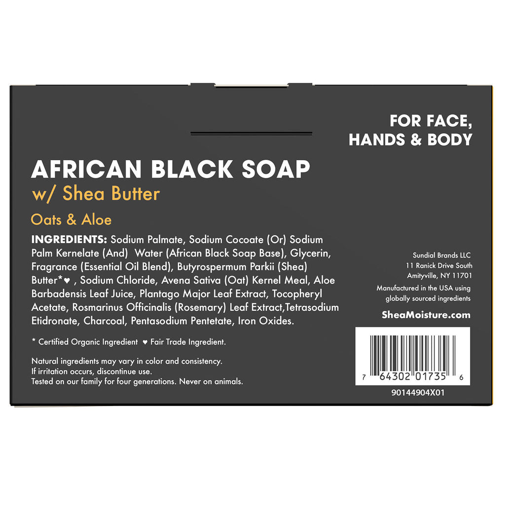 Shea Moisture African Black Soap With Shea Butter (8 oz. 4 pk.)