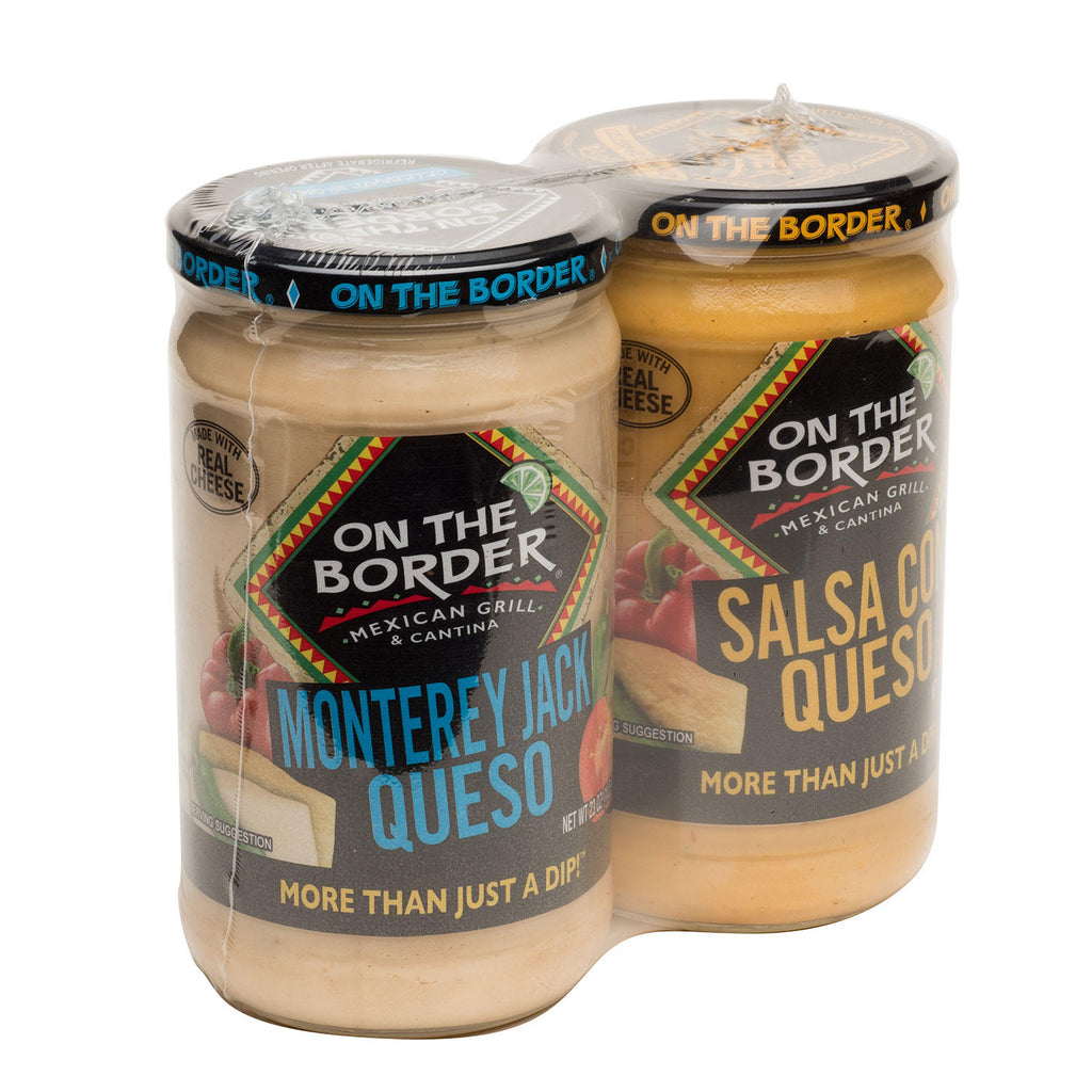 On The Border Queso, Variety Pack (23 oz., 2 pk.)