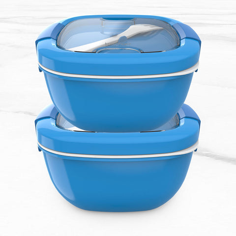 Rubbermaid® Easy Find Lid Storage Container - Turquoise, 6 pc - Foods Co.