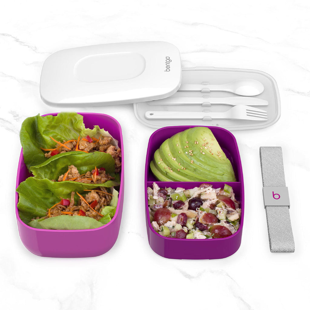 Bentgo Classic All-In-One Bento Lunch Box, 2-Pack (Assorted Colors