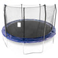 Skywalker Trampolines 15' Round Trampoline with Lighted Spring Pad - Blue