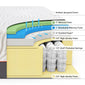 Zinus Night Therapy 12" Cooling Memory Foam and iCoil Hybrid Full Mattress SmartBase Set