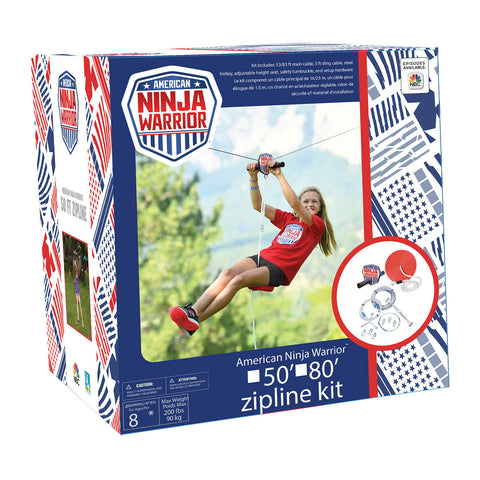 American Ninja Warrior 80' Zipline Kit