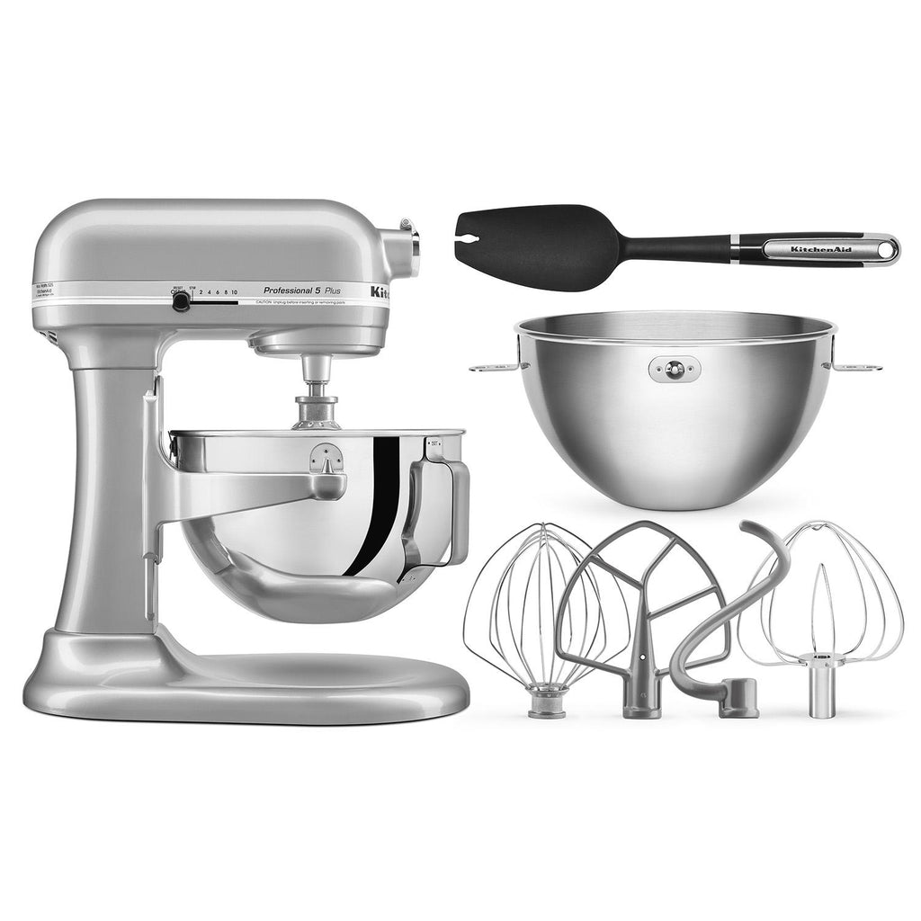 Kitchen Aid Professional 5 Plus Series 5 Quart Bowl - Lift Stand Mixer - Black & Silver