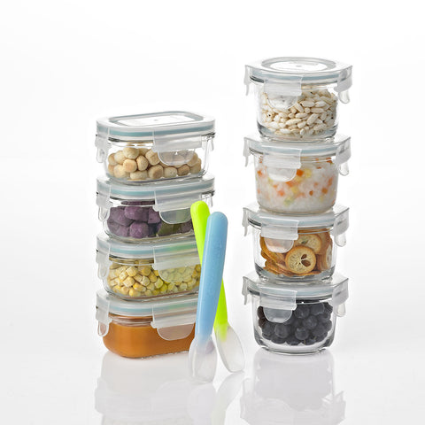 Glasslock Baby Food Glass Container Set 18pc