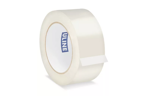 Uline Industrial Tape - 2 Mil, 2" x 110 yds, Clear Rolls/Case (36 ct.)