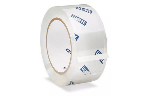 Uline Carton Sealing Tape - 2 Mil, 2" x 110 yds, Clear. Rolls/Case (36 ct.)