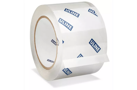 Uline Carton Sealing Tape - 2 Mil, 3" x 110 yds, Clear. Rolls/Case (24 ct.)