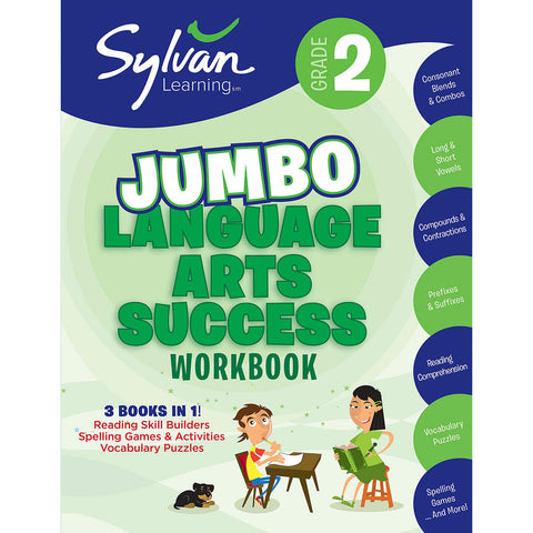 2nd Grade Jumbo Language Arts Success Workbook: Activities, Exercises, and Tips to Help Catch Up, Keup Up, and Get Ahead