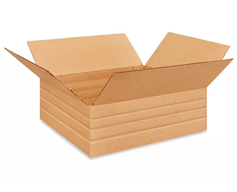 12 x 9 7⁄8 x 4" Multi-Depth Corrugated Boxes