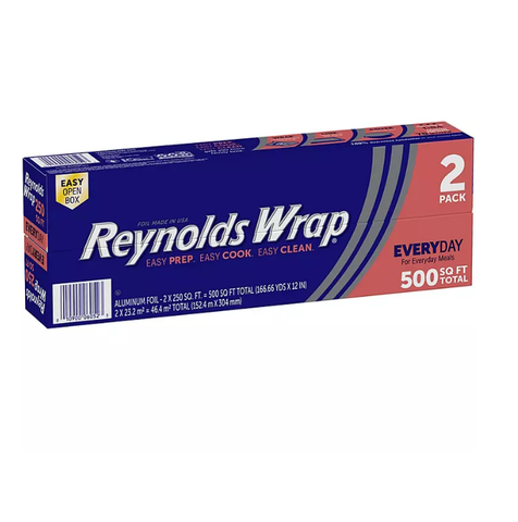 Reynolds Wrap 12" Aluminum Foil (250 sq. ft., 2 ct.)