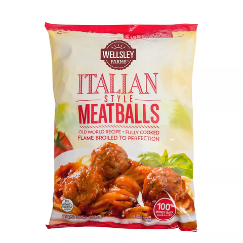 Wellsley Farms Italian-Style Meatballs. 5 lbs.