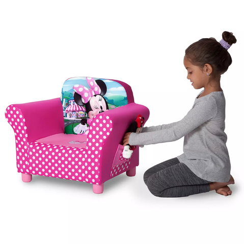 Delta Children Disney Minnie Mouse Upholstered Toddler Chair