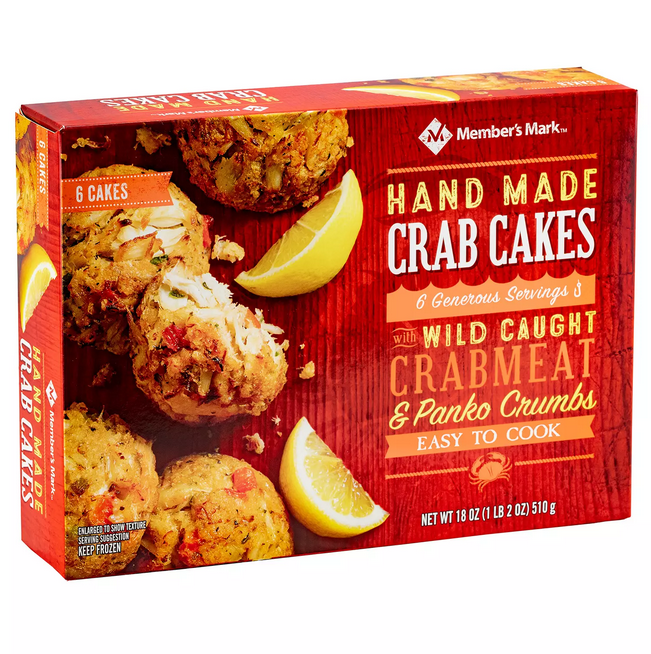 Members Mark Handmade Crab Cakes. Frozen (18 oz.)