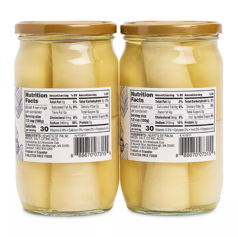 Wellsley Farms Hearts of Palm. 2 pk. 25 fl. oz.