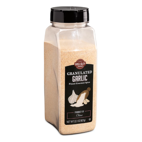 Wellsley Farms Granulated Garlic. 22.1 oz.