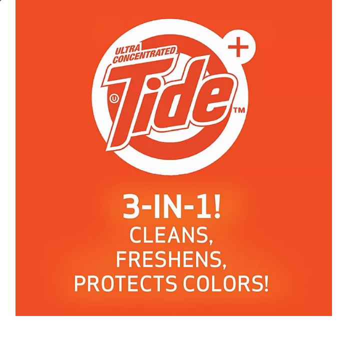 Tide April Fresh Liquid Detergent Plus a Touch of Downy 72 Loads