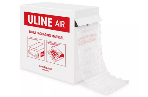 Uline Air Bubble Wrap Roll - 12" x 75', 1⁄2"