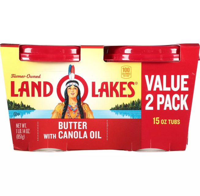 Land O'Lakes Butter with Canola Oil (15 oz. 2 pk.)