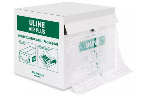 Uline Air Plus Bubble Wrap® Strong Bubble Roll - 12" x 170', 5⁄16"