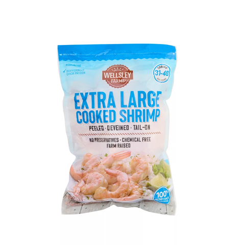 Wellsley Farms Extra Large Cooked Shrimp 2 lbs.