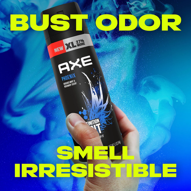 AXE Dual Action Body Spray Deodorant. Phoenix (5.1 oz. 3 pk.)