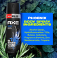 AXE Dual Action Body Spray Deodorant. Phoenix (5.1 oz. 3 pk.)