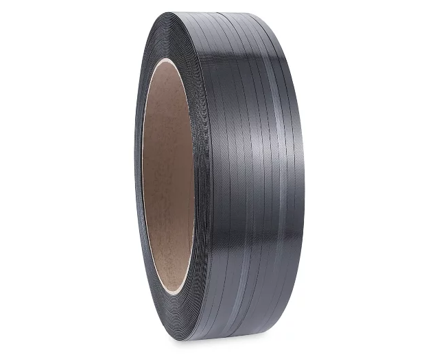 Poly Strapping - 1⁄2" x .017" x 11,400', Black