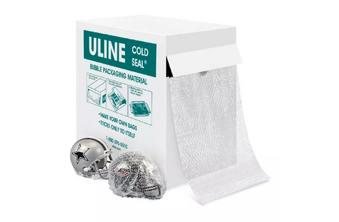 Uline Cold Seal® Bubble Roll - 12" x 175', 3⁄16", Perforated