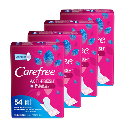 Carefree Actifresh Panty Liners. Regular To Go (216 ct.)