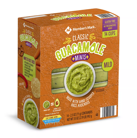 Member's Mark Original Guacamole Minis (2.5 oz. 14 pk.)