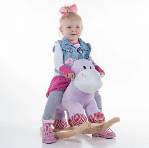 Toy Time Henrietta the Rocking Hippo Ride-On
