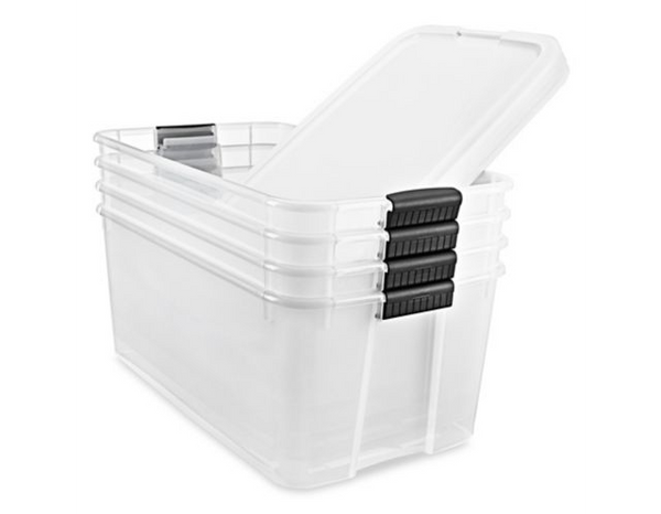 Clear Storage Boxes - 33 x 20 x 14