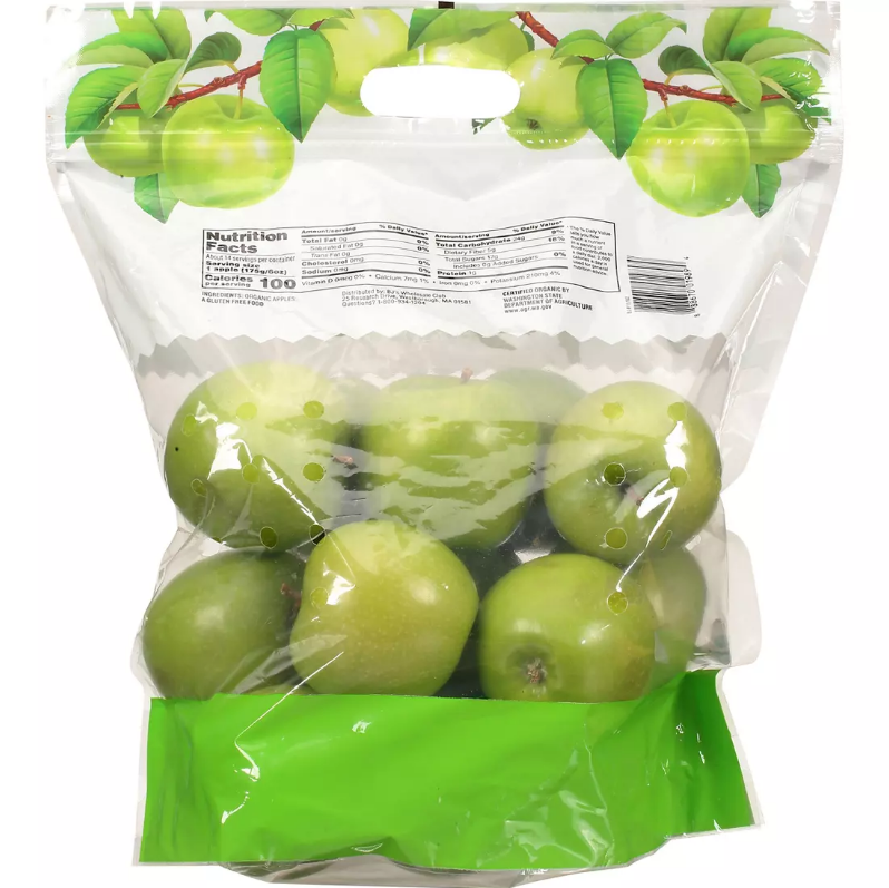 Organic Granny Smith Apples, 3 Lb Bag