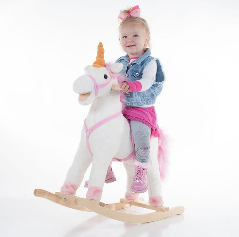 Toy Time Plush Unicorn Rocker