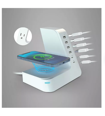 Atomi 20W Qi Wireless Charging Multiport Charge Tower