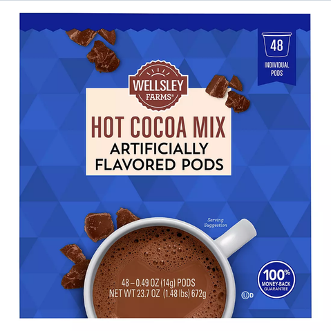 Wellsley Farms Hot Chocolate Pods. 48 ct.