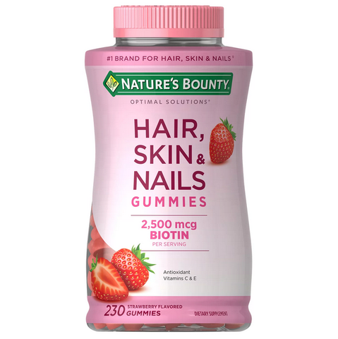 Nature's Bounty Hair. Skin and Nails Vitamin Gummies With Biotin (230 ct.)
