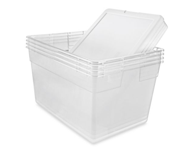 Plastic Storage Container - 23 x 16 x 12", 56 Quarts