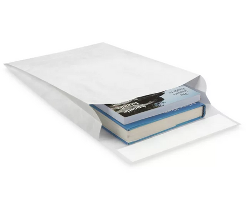 Tyvek® Self-Seal Open End Expandable Envelopes - 9 x 12 x 2" (QTY./CASE 100)