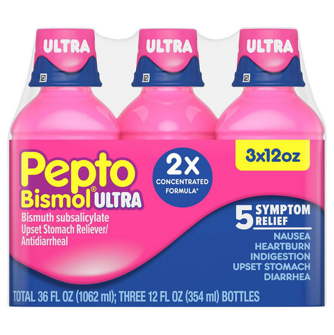 Pepto Bismol Liquid Ultra. Original Flavor (12 fl. oz. 3 pk.)