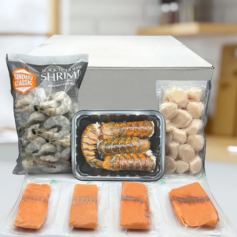 Premium Seafood Sampler Box (5.75 lbs.) Delivered to your doorstep