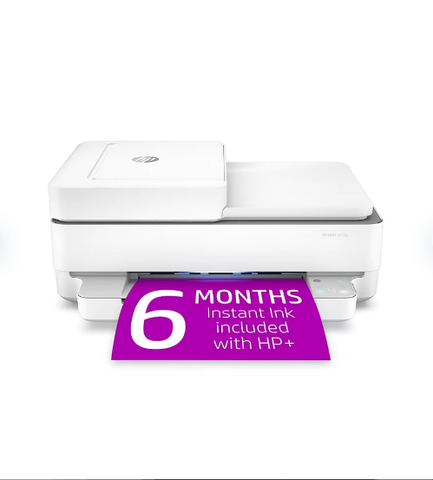 HP ENVY 6458e All-in-One Wireless Color Inkjet Printer – 6 months free Instant Ink with HP+