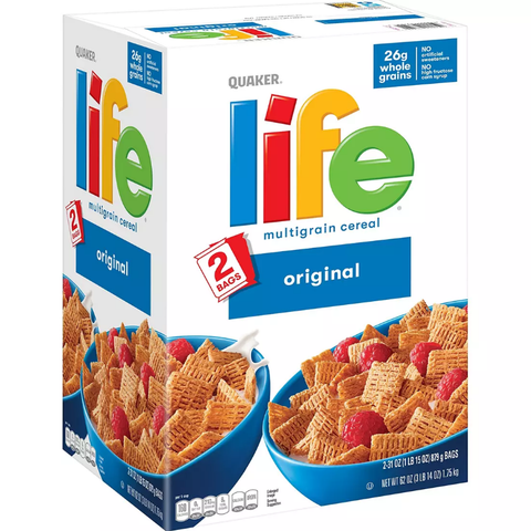 Quaker Life Cereal. 2 pk. 31 oz.