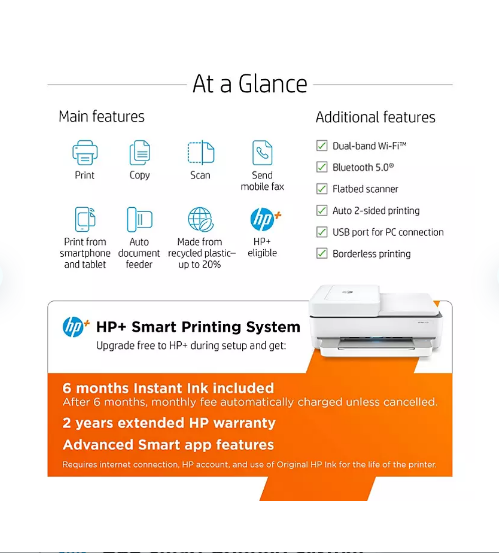 HP ENVY 6458e All-in-One Wireless Printer