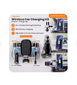 Ventev Wireless Qi Car Charging Kit with 3 Mounting Options