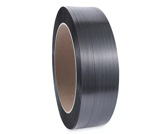 Poly Strapping - 5⁄8" x .025" x 6,000', Black